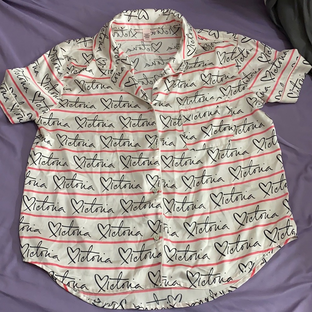 Victoria secret satin Pj set